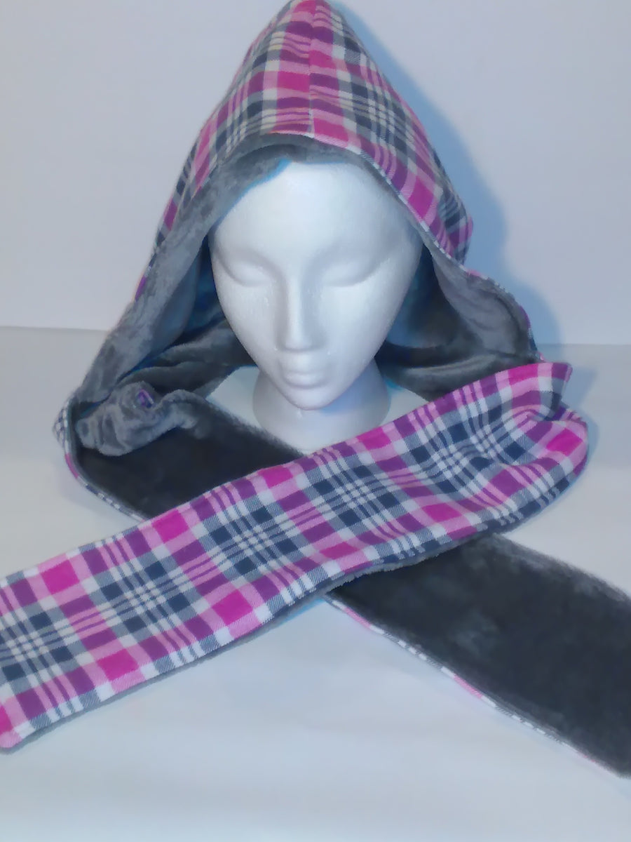 Hooded Scarf With Inner Lining PDF Sewing Pattern