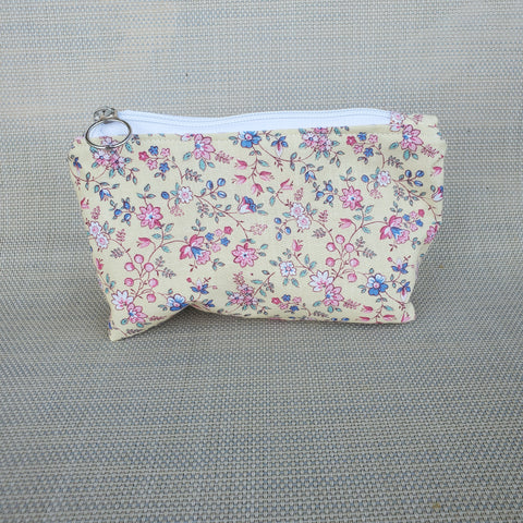 Yellow Flower Zipper pouch