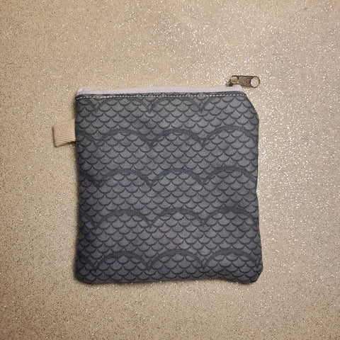 Blue Scales Keychain Wallet