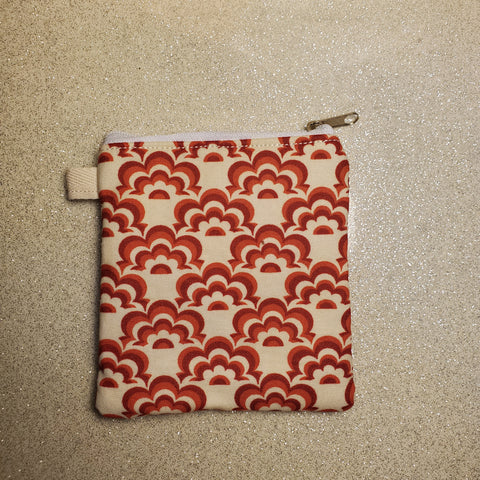 Red Floral KeyChain Wallet